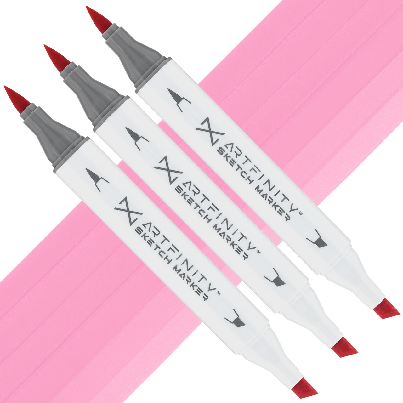 Artfinity Sketch Marker Sets - Set of 3 - Neutral Gray, Vibrant, Professional, Dye-Based Alcohol Markers for Artists, Drawing, Travel, & More